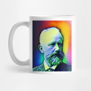 Pyotr Ilyich Tchaikovsky Colourful Portrait | Pyotr Ilyich Tchaikovsky Artwork 6 Mug